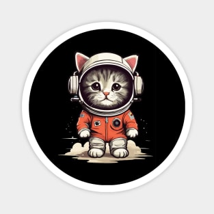 Astronaut Cat Magnet